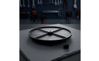 Spreader Rotary Disk with Set Screw Rust Resistant Spreader Rotary Disk Replacement Easy-to-Install for Farmers