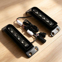 LED Motorcycle Lights Black Motorcycle Lights with Wiring Harness Illuminated Wiring Harness with for Motorcyclists