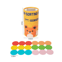 Color Sorting Bucket Vibrant Color Sorting Toy Fine Motor for Classroom, Home