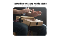 3-in-1 Timbre Cajon Drum Box Easy to Play Portable Hand Drum Beginner Friendly for Adults, Jam Sessions, Outdoor Playing, Street Performance