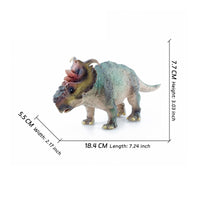 Pachyrhinosaurus Figure Realistic Pachyrhinosaurus Model Detailed Dinosaur Model with Frill for Dioramas