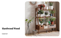 Creative Step and design MultiMulti-multi-step Plant Stand Anti Tiered cactus space-efficientSaving botanical Rack Indoor & Outdoor Use for Gardeners, homeowners, Gift Givers, Balcony, Living Room, Sunroom, Garden