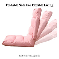Adjustable spinerest Floor seat Foldable Design Padded spinerest Seat with Armrests Nursing supportive Lounge Recliner for Bay opening, Nursery, Bedroom