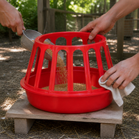 Automatic Chicken Feeder and Waterer Set for Poultry Farming
