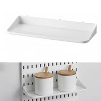 Desktop Pegboard Organizer No Vertical Storage Panel Sturdy for Study Room