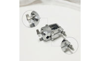 Metal Drum Frame Clamp Long-Lasting Drum Bracket with Tightening Screw Heavy Duty Hardware Easy to Adjust for Drummers, Rehearsal Room