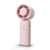 Foldable Fan Lightweight Handheld Fan with Lanyard Battery Powered for Commuters