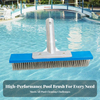 Swimming Pool Brush Pool Cleaning Brush Screw Mount Deep Clean