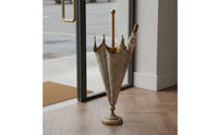 Iron Umbrella Stand Gilded Bronze Finish Trim Vintage Umbrella Holder Stable