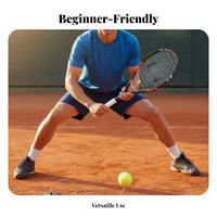 Easy to Swing Beginner Tennis Racket Pre Strung Kids Tennis Racket Long Lasting for Juniors, Solo Practice, Outdoor Play