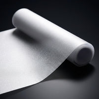 Window Film for Frosted Privacy in Your Home Office or Living Room, Opaque PET Material with No Glue, Pure White Frosted Style, Tool Included
