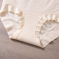 Underwear Women High Waisted Knickers Multipack with Premium Bamboo Fibre, Period Postpartum with Silk Gusset Lining