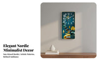Silent Movement Wall Clock with Digital Calendar Easy Installation Modern Decorative Clock Multi-Functional for Homeowners, Bedroom, Hallway