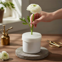 Silicone Flower Grid Insert Translucent Floral Arranging Stem Holder Reusable