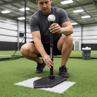 Stable Batting Tee with Weighted Base Sturdy Adjustable Batting Tee Long-Lasting Portable for Batter