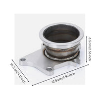 5 Bolt to Circular Band Flange Adapter Welded Turbocharger Flange Adapter for Exhaust Build