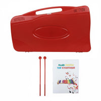Aluminum Bar Xylophone Introductory Set 25 Note Xylophone Colorful Percussion Songbook for Classroom