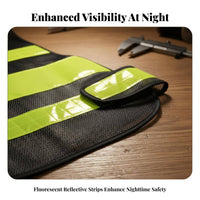 Reflective Safety Vest Full-Circle Protection High Visibility Vest Lightweight for Security Guards, Parking Lots, Warehouses