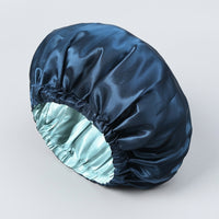 Double Layer Satin Sleep Bonnet for Adjustable Cap for Women, Soft Wide Brim Protection, Salon Use Night