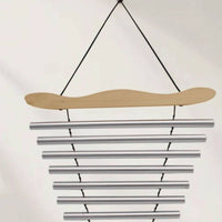 9 Tone Wind Chime Melodious Hanging Chime with Mallet Pure Sound Healing Instrument for Mindfulness Teachers