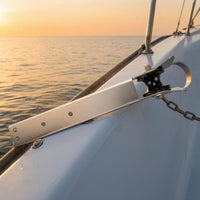 Stainless Steel Anchor Roller Bracket Flat Arm Marine Straightforward Installation
