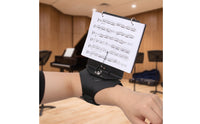 flutes Marching Lyre with Flip Folio Compact Marching Music Holder with Flip Folio for Flutists