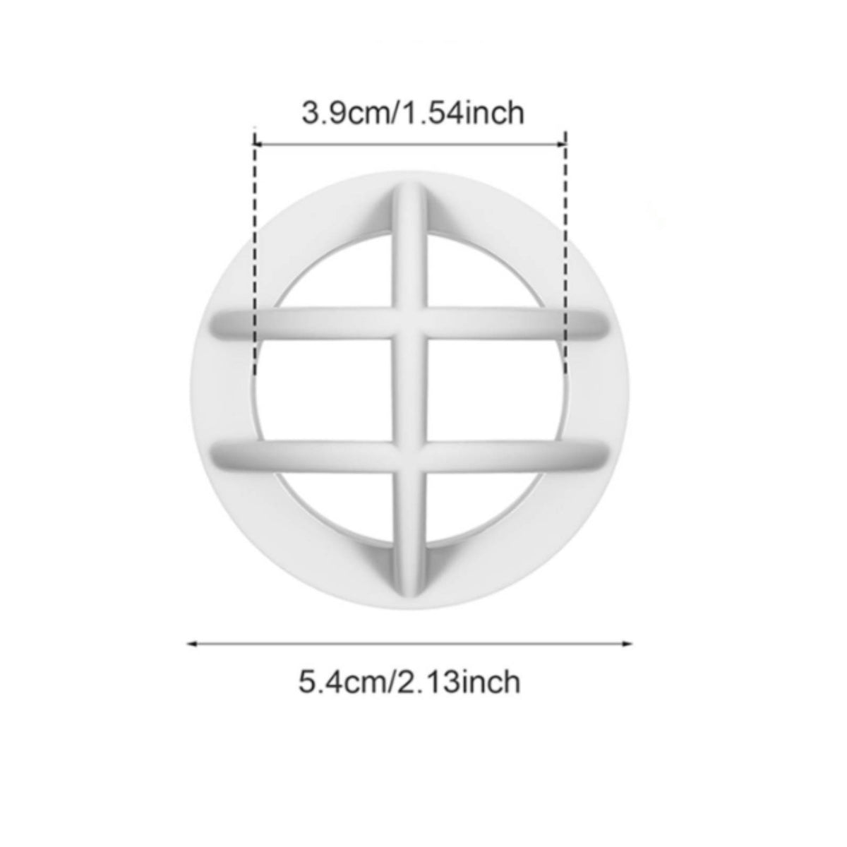 White Inlet Return Fitting Low-Profile Pool Inlet Fitting Heavy Duty Easy Installation