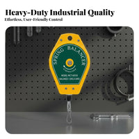 Retractable Spring Balancer Sturdy Steel Cable Spring Balancer Space-Saving Overhead Tool Hanging System for Assembly Line Workers, Mechanics