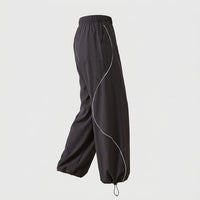 Ladies Trousers for Women UK with High Waist and Quick Dry Nylon Material, Tapered Joggers for Gym and Running, Work