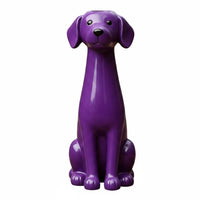 Hand Painted Quirky Dog Vase Handmade Dog Flower Vase 3D Sculpted Table Ornament Whimsical