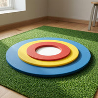 Flat Golf Putting Rings Central Opening Practice Target Disc Visual Feedback Silicone Target Disc Portable