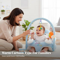 Anti-Fall Design creatureShaped Sit-up Coach Soft and Skin-Friendly creatureShaped Learning Chair Non-Slip Bottom Baby Seat 360 Degree Support for Infants, New Moms, Parents, Feeding Time, Nursery, Playtime, Living Room