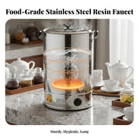 Keep Warm Function Electric Water Boiler Automatic Boiling Electric Hot Water Dispenser Quick Heating Large Capacity Insulated Barrel Adjustable Temperature Control for Restaurant Employees, Deactivate Ice Workers, Restaurants, Deactivate Ices