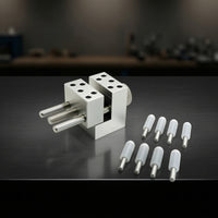Precision Vise with Rubber-Sleeved Rods Portable Tabletop Vise Stable Mini Vice Clamp for Model Makers