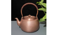 Tea Kettle Spill Resistant Copper Kettle Heat Resistant Teapot for Collectors, Kitchen Decor