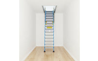 Telescopic Retractable Attic Staircase Telescoping Electric Attic Ladder Extendable Folding Ceiling Ladder Heavy Duty for Loft