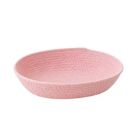 Braided Cat Bed Insert Cozy Cat Nest Pad Comfortable Sleeping Basket Warm for Cats