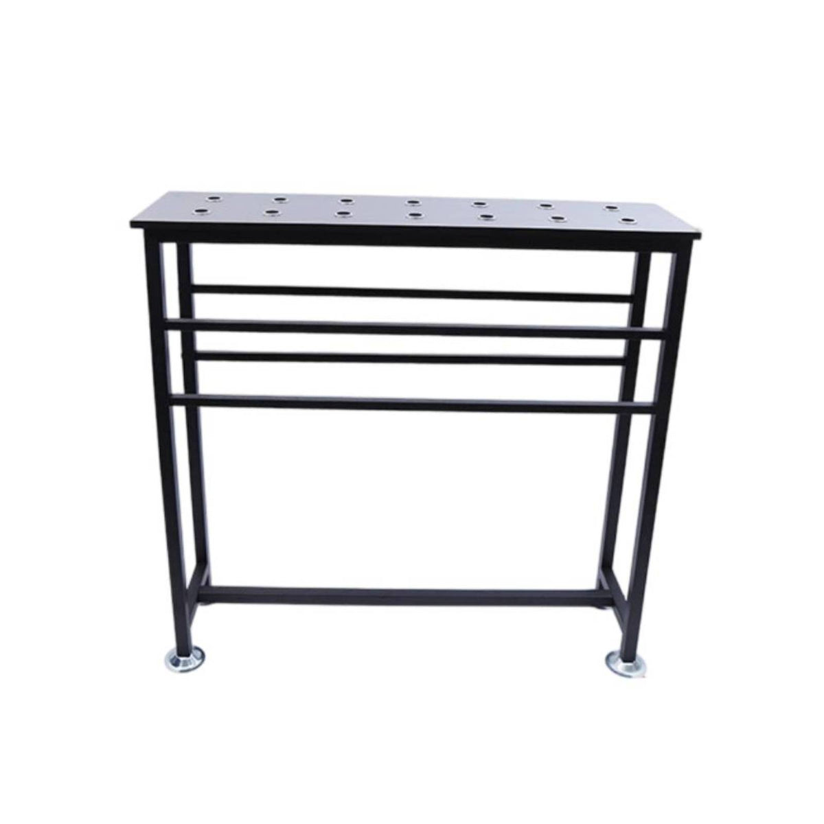 Fencing Rack Stand Rectangular Frame Fencing Gear Rack Blade Holder Stand Flat Top Shelf Sports Storage Hanging Rods