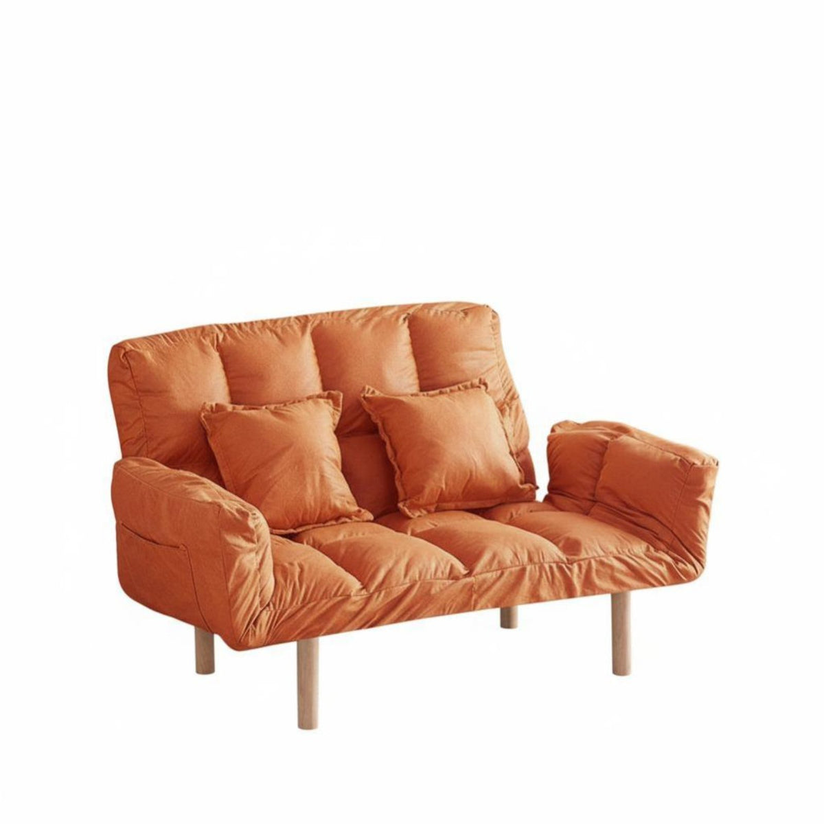 Foldable Fold-expanding Floor Bed Space-Saving transformable Sofa Multi-Functional Design Living Room Furnishing Breathable Fabric for Apartment Dwellers, Renters, Students, Bedroom, Small Spaces, Balcony, Lounging