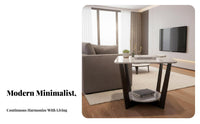 Light Luxury visual appeal curved-based Side Table Minimalist and design Household Furniture Space-Saving flexible for Apartment Dwellers, residents, Students, Living Room, Balcony, Small areas, Home Office