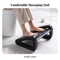 Non-Slip Adjustable beneath-desk Foot footrest Massage Texture Surface Adjustable Foot footrest for Office Workers, People with Sedentary regular routines, Students, Home, Living Room