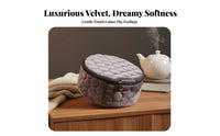 Zippered Fleece Warmer Cover Zipper Closure Soft Body Warmer Pouch Thickened Material Quilted Hot Water Bottle Bag for Adults, Women, Bed, Home