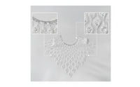 Collar Applique Decorative Neckline Applique Shimmering for Dresses, Designers