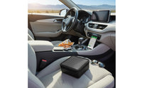 Portable CD Storage Book Zipper Closure PU Leather Disc Wallet 40 Disc CD Case for Car, Travel