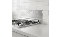 20 Meters Self Aluminum Foil Heat Resistant Kitchen Oil-Resistant Sticker Easy to Clean Aluminum Foil Wallpaper for Drawer, Lavatory