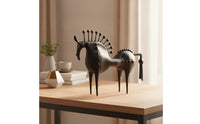 Horse Figurine Matte Horse Sculpture Abstract Decor for Home Stylists, Art Collectors, Living Room, Entryway, Bookshelf