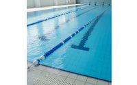 Pool Lane Rope with Buoy Markers Floating Pool Lane Rope with Floats Safety Buoy Line Long-Lasting Heavy-Duty for Training Pools