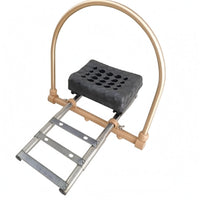 Ventilation Holes Salon Wash Station Headrest Gold-Tone Perforated Headrest Cushion for Shampoo Bed