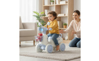 Ridepush-Along Toy with Basket Ridepush-Along Toy Stable Foot-to-Floor Car for Young Children, Kids, Indoor, Playroom