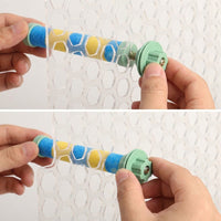 Ceramic Bird Perch for Grinding, Frosted Surface for Nail and Beak Trimming, Clamp-on Small Bird Perch for Budgie, Cockatiel, and Parrot
